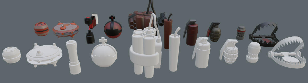 Cut TF2 grenades remake