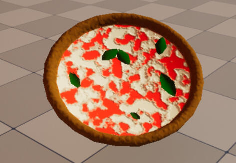 Pizza model made in Blender, texture by Quixel Mixer and render in Unreal Engine 5